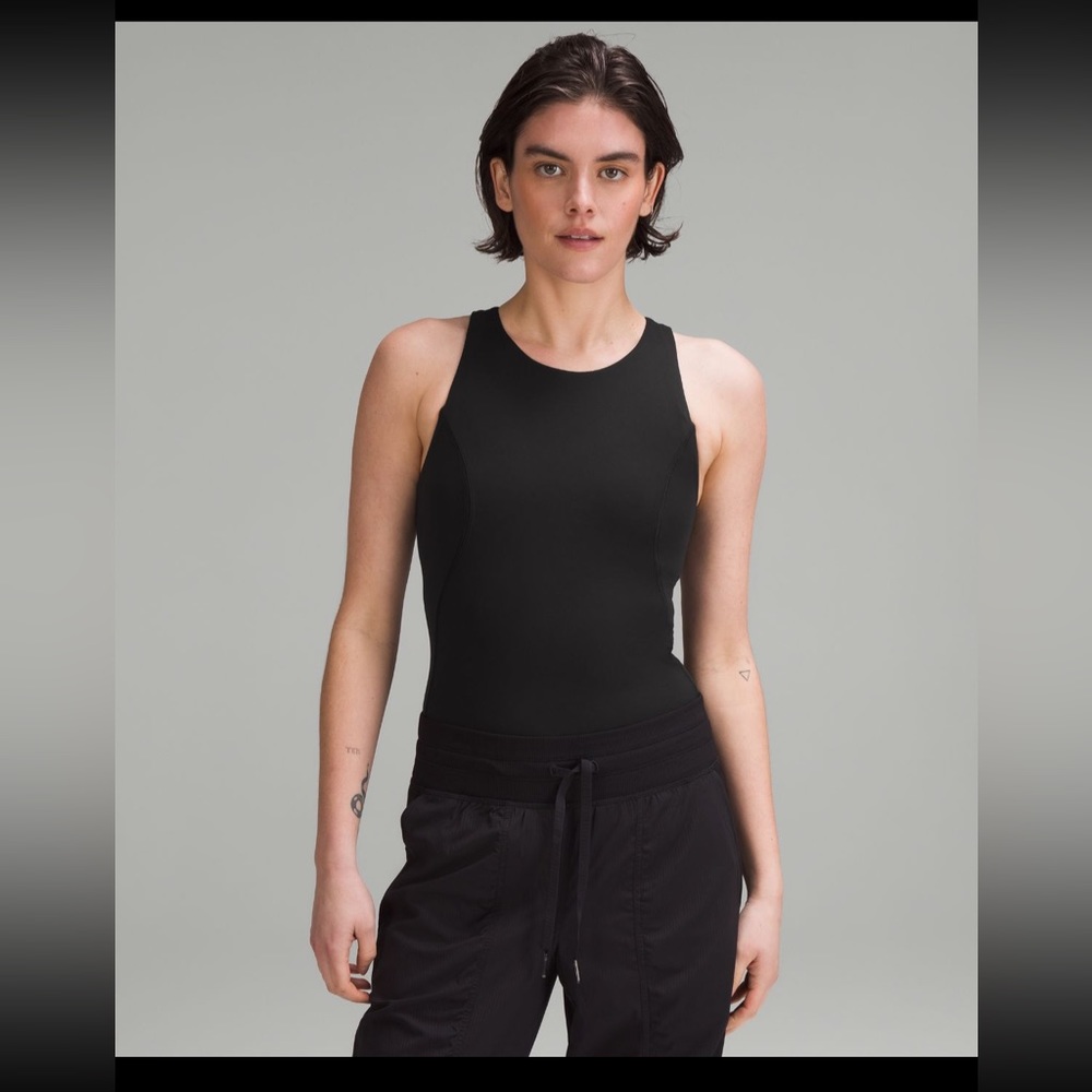 Lululemon High Neck Tight Fit Shelf Bodysuit